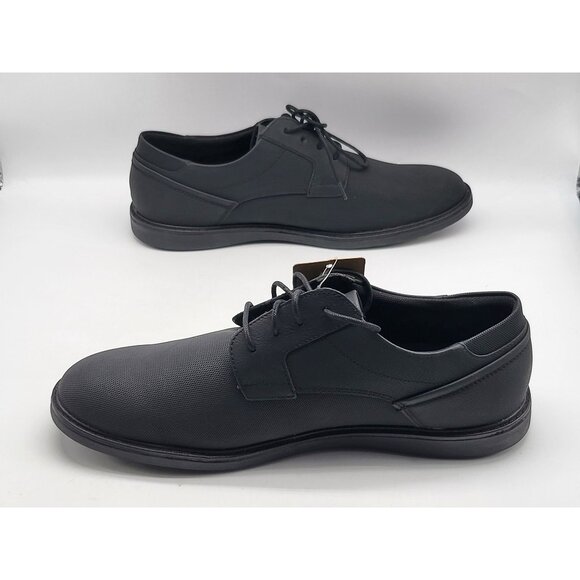 Dockers Comfort Flex Black Shoes Size 13M Shock Absorbent Insole Cushion Comfort - Picture 3 of 10